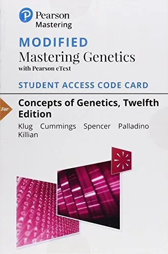 Modified Mastering Genetics with Pearson EText -- Standalone Access Card -- for Concepts of Genetics