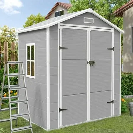 Elposun 5x3 ft Outdoor Storage Shed