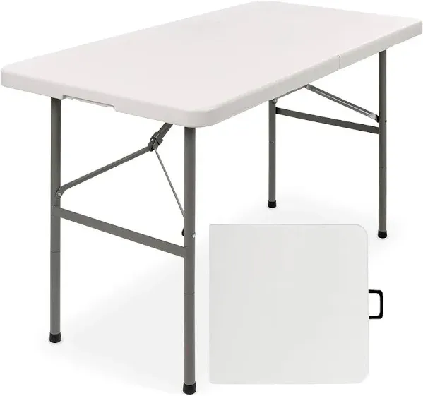 Best Choice Products 4ft Plastic Folding Table