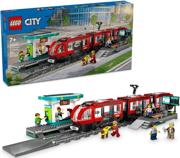 LEGO City Trains - Downtown Streetcar and Station