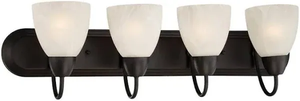 Designers Fountain 15005-4B-34 Torino 4 Light Bath Bar, Oil Rubbed Bronze