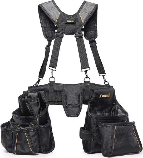 ToughBuilt Pro Carpenter Suspension Rig - 18 Pockets &amp; Loops TB-302-6 - NEW