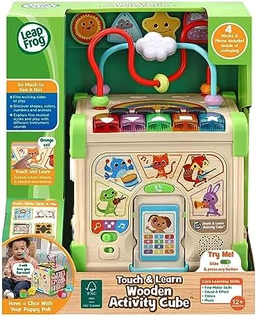 LeapFrog Touch & Learn Wooden Activity Cube