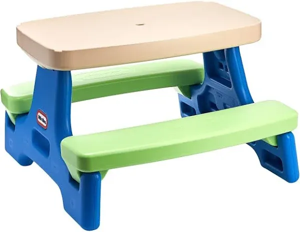 Little Tikes Easy Store Jr. Picnic Table with Umbrella