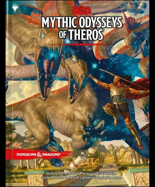 D&D RPG: Mythic Odysseys of Theros Hard Alternate Cover