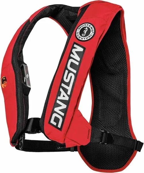 Mustang Elite Inflatable PFD Bass Competition, Red