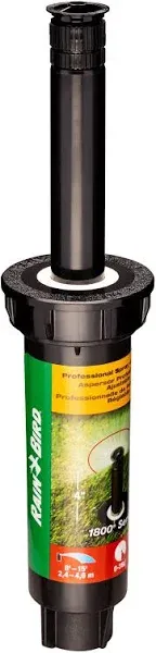 Rain Bird 1804VAN Professional Pop-Up Sprinkler, Adjustable 0° - 360° Pattern, 8' - 15' Spray Distance, 4" Pop-up Height