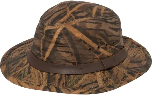 Filson Mossy Oak Tin Packer Hat Bucket  Bonney Fishing Hunting camo Mens Medium