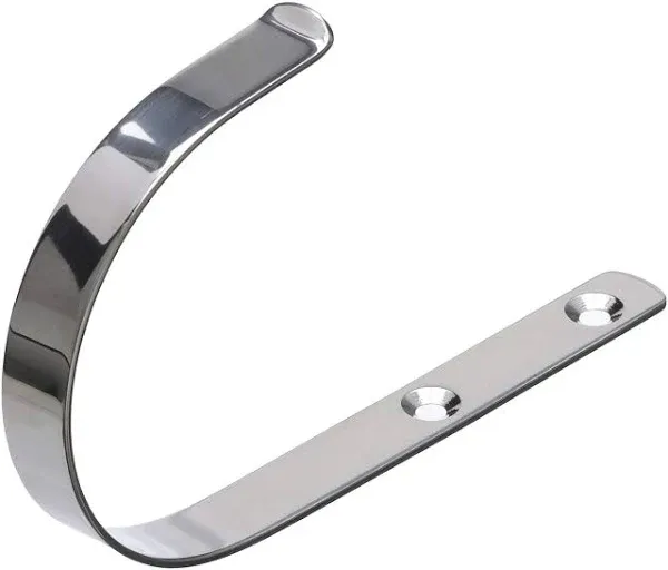 Seachoice Ring Buoy Bracket, Polished 304 Stainless Steel, 4 in. Opening