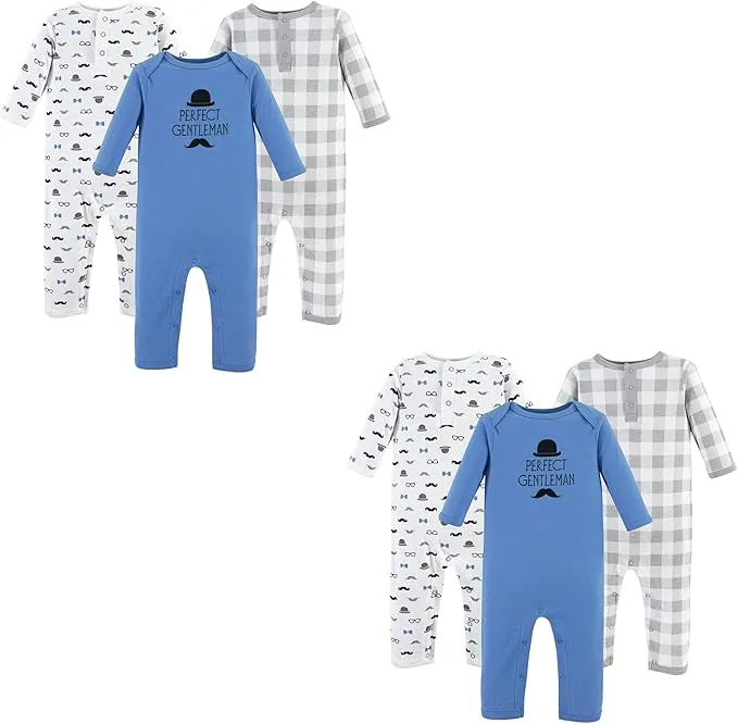 Hudson Baby Unisex Baby Cotton Coveralls Multi-pack