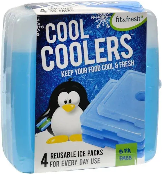 Fit & Fresh Cool Coolers Ice Packs