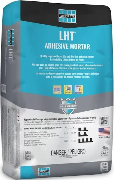 Laticrete LHT Large Heavy Tile Mortar (50 Pound Bag)