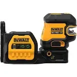 DeWalt DCLE34220GB 20V Max 2-Spot Cross Line Combo Green Laser, Bare Tool