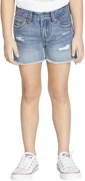 LEVI&#039;S Big Girls Girlfriend Mid Rise Shorts White PICK SIZE