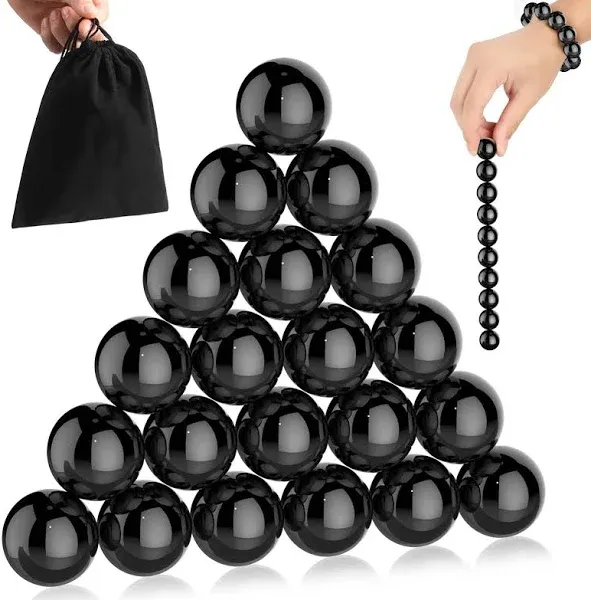 YISHIDANY 21Pcs Magnet Black Ball Fidget Toy