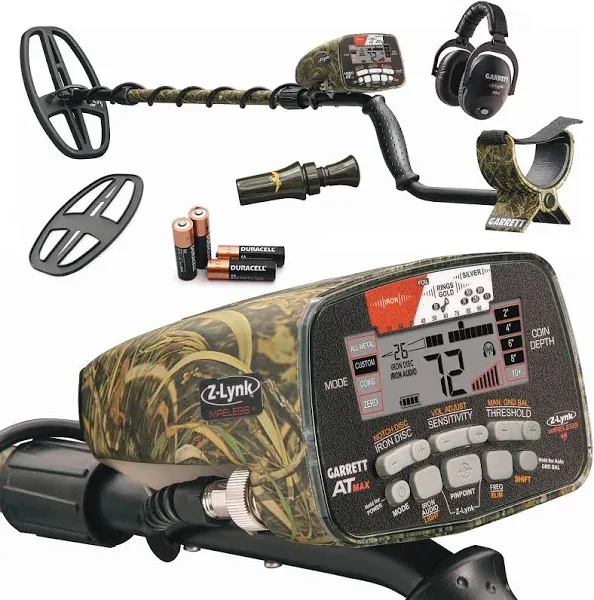 Garrett Jase Robertson Signature Edition AT MAX Metal Detector with MS-3 Headpho