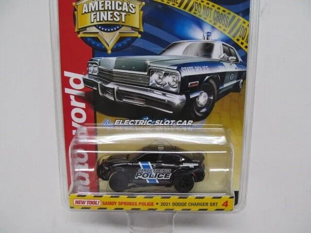 Auto World Slot Car - X-Traction Ultra G - NEW TOOL - 2021 DODGE CHARGER SRT