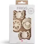 FRIGG Baby's First Pacifier Floral Heart (Cream) 4-Pack