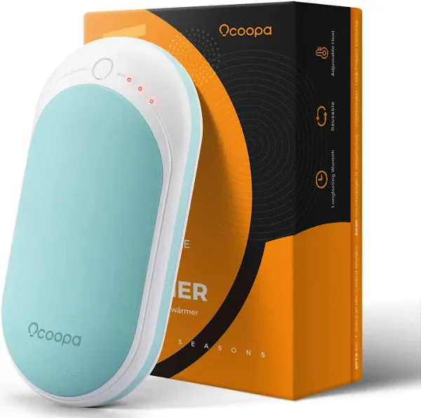 OCOOPA Hand Warmers Rechargeable, 1 Pack 5200mAh Electric Portable Pocket Heater