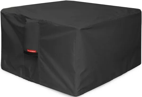  Fire Pit Cover - Waterproof 600D Heavy Duty Square - 36&#034;L x 36&#034;W x 20&#034;H Black