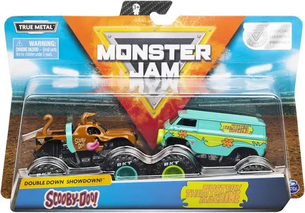 , Official Scooby Doo vs. Mysterty Machine Die-Cast Monster Trucks, 1:64 Scal...