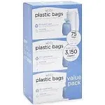 Ubbi Diaper Pail 75-Count Value Pack Plastic Bags 75 Count (Pack of 1) 