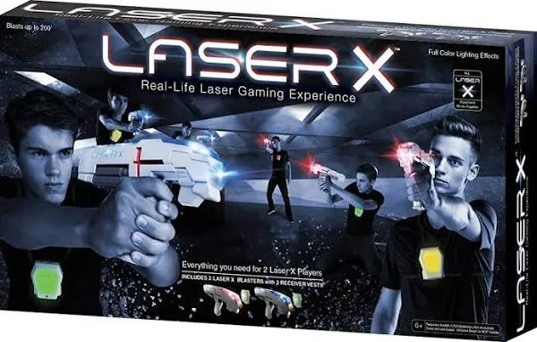 Laser X Single Player 1 Blaster + 1 Receiver Vest Laser Tag Sealed