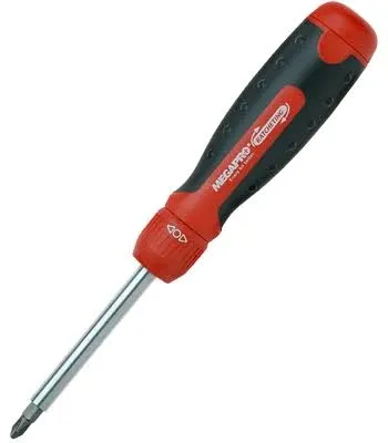 Ratcheting Screwdriver - 13-in-1 Multi Bit Screw Driver w/ ¼&#034; Hex Shaft for P...