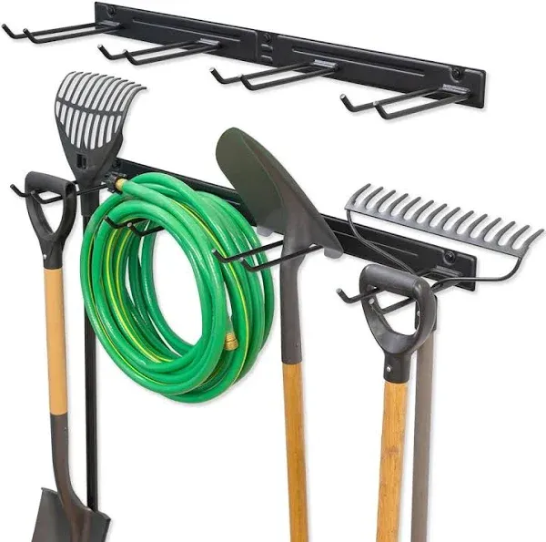 StoreYourBoard BLAT Tool Storage Rack, Garage Wall Organizer, Garden Tools, Shovels, Rakes, Brooms, Holds 250 lbs