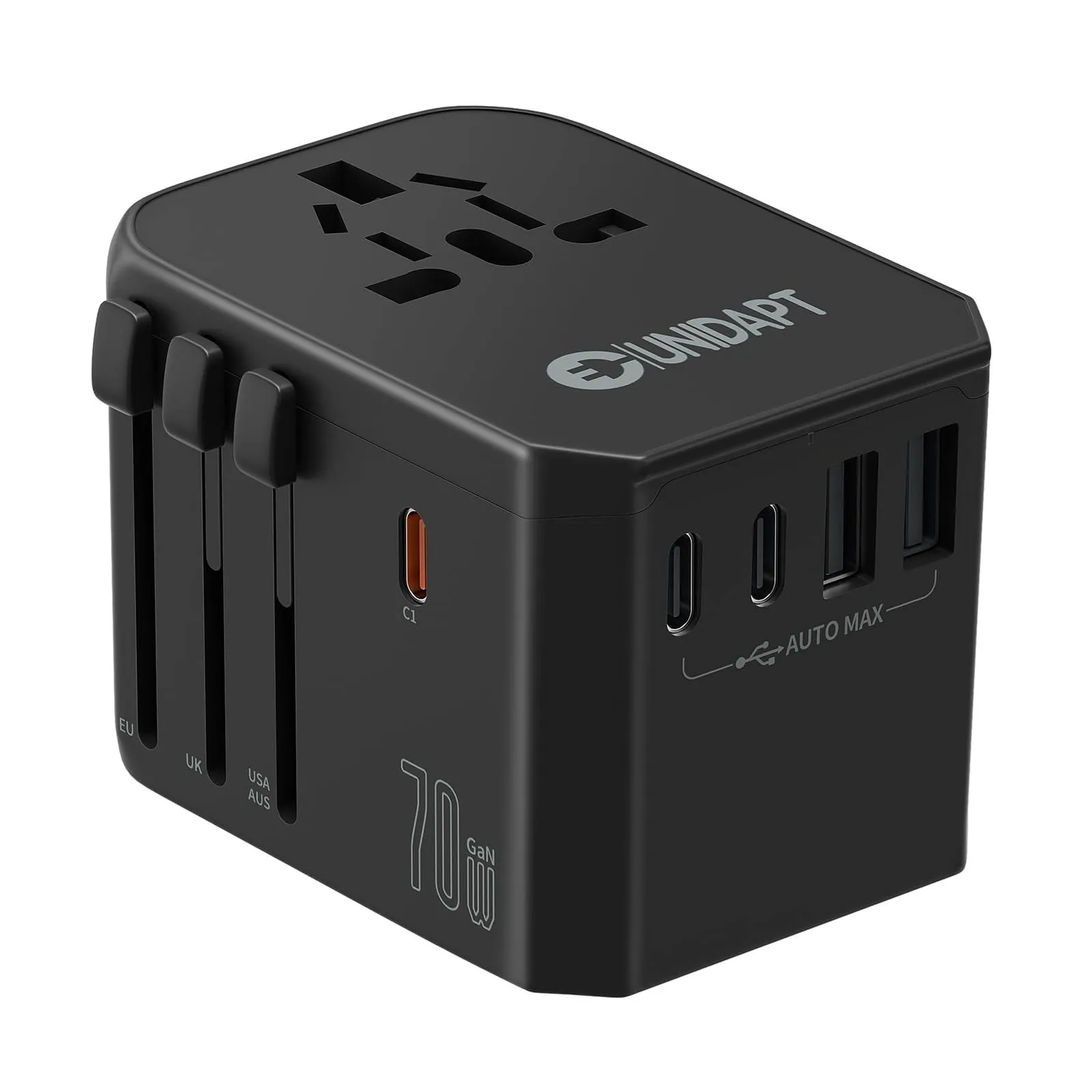 Universal Travel Adapter, International Travel Plug Adapter with UK,EU,AU,US ...