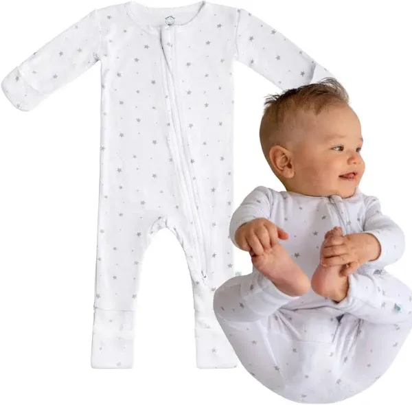 Dreamland Baby Bamboo Pajamas w/ DreamCuffs - Forest Green 18-24 months