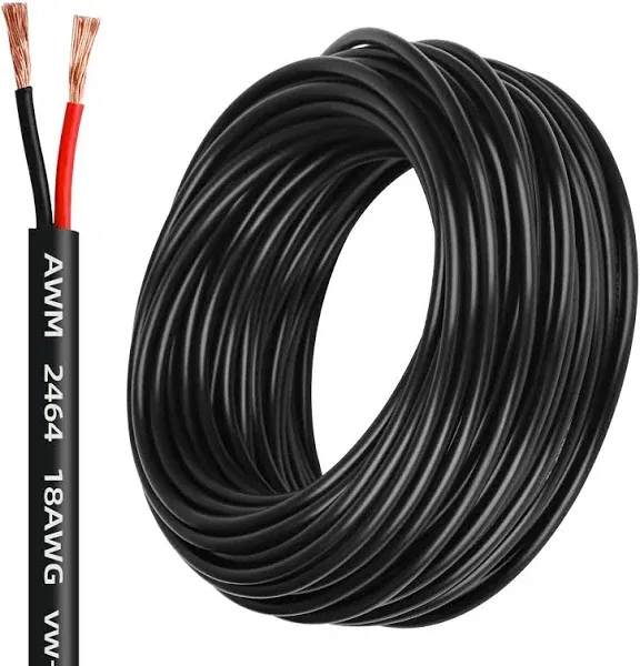 18 Gauge Wire 2 Conductor18 Awg Electrical Wire Stranded Pvc Cord Oxygenfree Cop