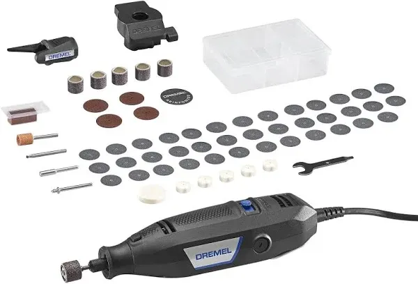 Dremel 3100-2/60 Variable Speed Rotary Tool Kit- 2 Attachments and 60 Accessories, Ideal for a Variety of Crafting and DIY Projects- Cutting, Sanding, Grinding, Polishing, Drilling, and Engraving