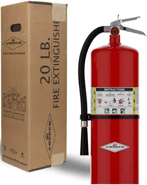 Amerex 20lb ABC Dry Chemical Fire Extinguisher