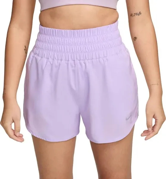 Nike One Women's Dri-Fit Ultra High-Waisted 3" Brief-Lined Shorts