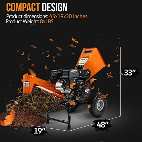 SuperHandy Compact Wood Chipper GUO074