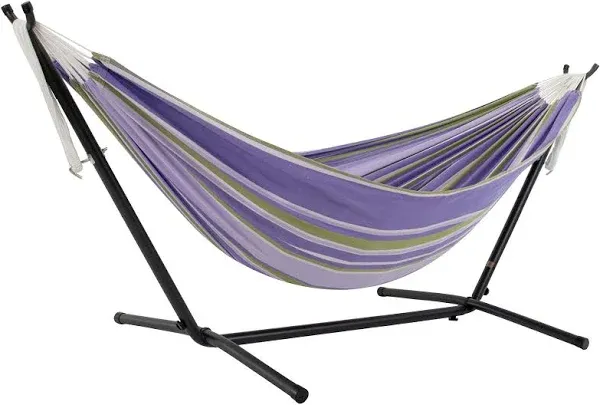 Vivere 9ft Double Hammock with Stand