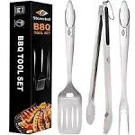 Heavy Duty Stainless Steel BBQ Grill Set – Ideal for Outdoor Grilling