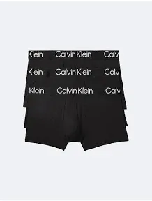 NIB Calvin Klein Men&#039;s Ultra Soft Modern Modal Trunk Size S 3 Pack