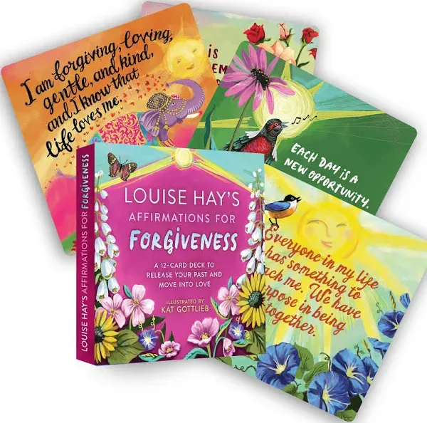 Louise Hay's Affirmations for Forgiveness A 12-Card Deck to Release Your Past and Move into Love