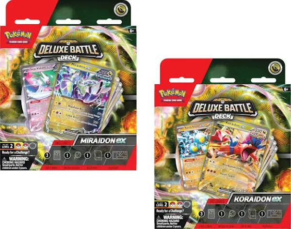 Pokemon: Miraidon/Koraidon EX Deluxe Battle Deck