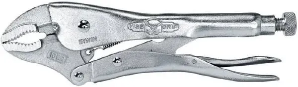 Vise-Grip 10WR 10&#034; Long 1-7/8&#034; Capacity Curved Jaw Locking Pliers w/ Wire Cutter