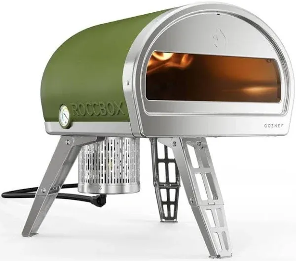 GOZNEY Propane Pizza Oven 12&#034; Stainless Steel Rear Burner Grey w/ Foldable Legs