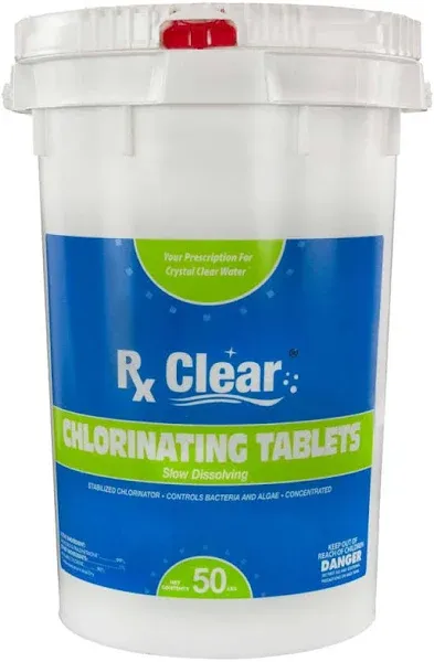 Rx Clear Stabilized Chlorine Tablets