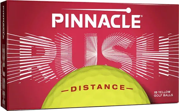 Pinnacle Rush Golf Balls - 15-Pack - Yellow