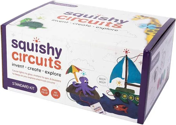 2-Pack!! Squishy Circuits Kit Electric Circuit for Kids 8-12 (Standard Kit) Xmas