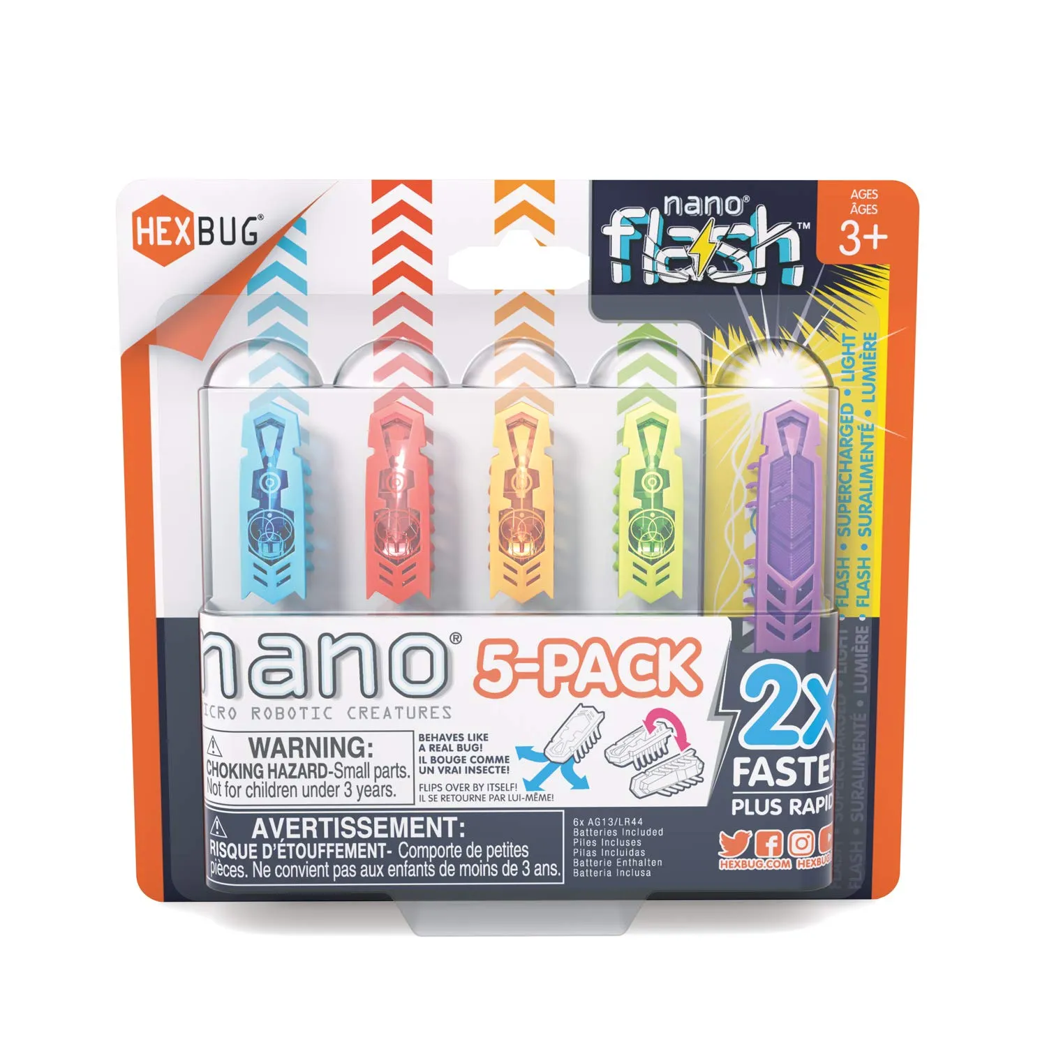 Hexbug Flash Nano 5-Pack