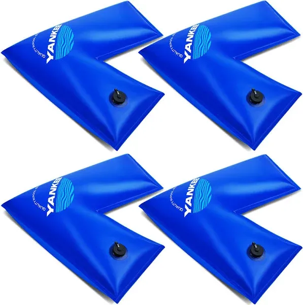 Yankee Pool Weights - Corner Pool Water Corner Winter Water Tubes (4 Pack)