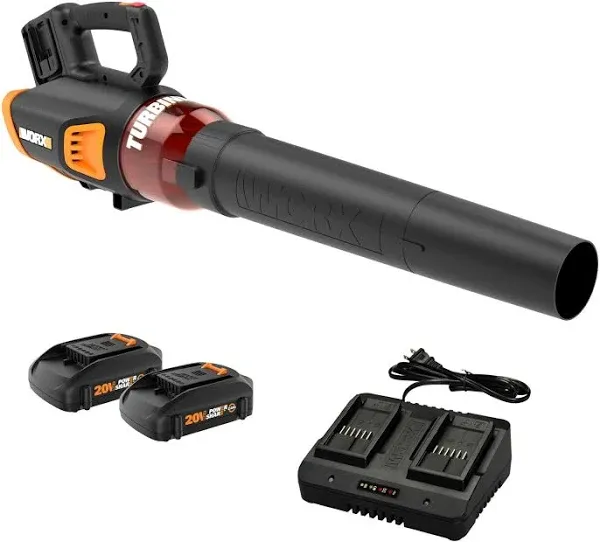 Worx 95 mph 470 CFM 40 V Battery Handheld Leaf Blower Kit (Battery &amp; Charger)