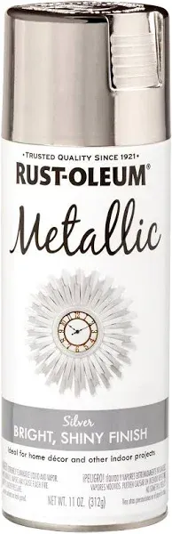 Rust-Oleum 340648 Specialty Metallic Spray, 11 oz, Silver